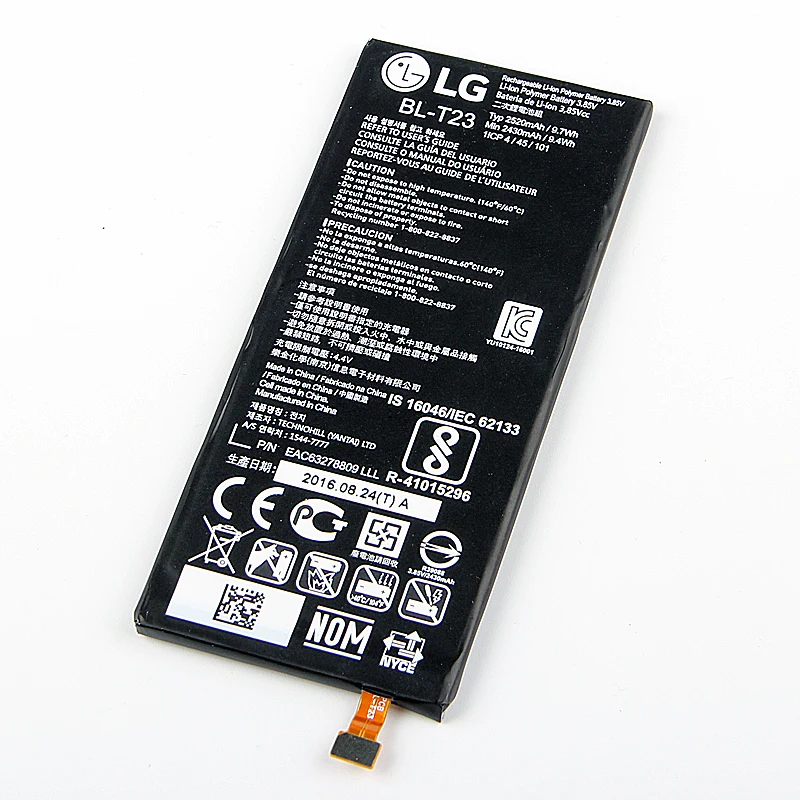 Оригинальный аккумулятор для LG X Cam X-Cam F690 K580DS K580 K580Y 2500 мАч | Мобильные телефоны и