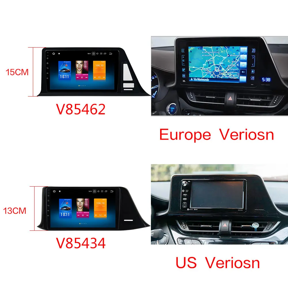 KOOCAVS 9 &quotIPS Android 0 Автомобильный GPS радио плеер для Toyota C-HR CHR 2016 2017 2018 Евро 4 Гб + 64