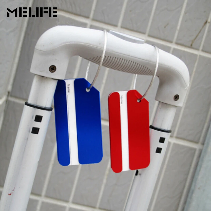 MELIFE мини Прямоугольная алюминиевая спортивная сумка бирки для удаления перед