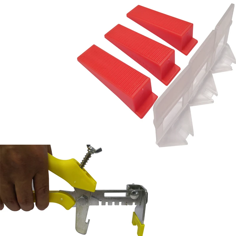 3 мм 200 шт клипсы + 50 клинья один плоскогубцы пластиковые керамические аксессуары