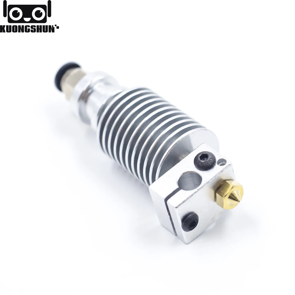 KUONGSHUN все металлические Боуден экструдера V6 1,75/3,0 мм+ 0,2/0,3/0,4/0,5mm Насадка 3D-принтеры Запчасти аксессуары