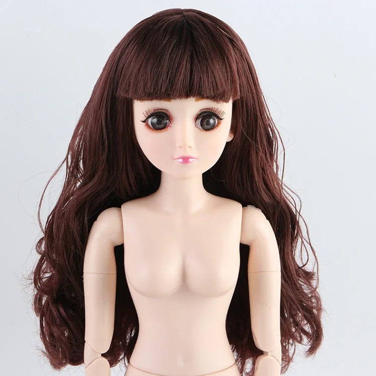 Новинка 22 подвижные шарниры bjd куклы для девочек игрушки 60 см 3D глаза ресницы с обувью аксессуары Мода BJD кукла игрушка для девочек - Цвет: Зеленый