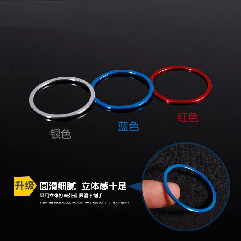 Car styling Ignition Switch cover trim key Ring Hole Circle Stickers for Mercedes Benz C E Class GLA CLA GLC W205 W212 X253 C117 |