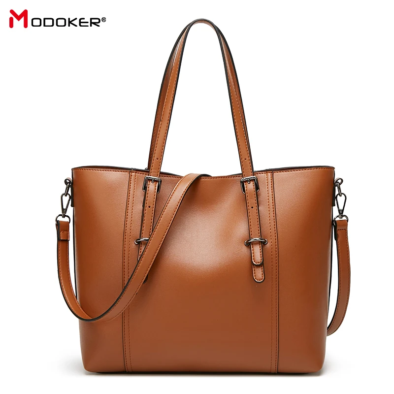 Новинка 2019 сумка через плечо из искусственной кожи Ретро стиль женская большая