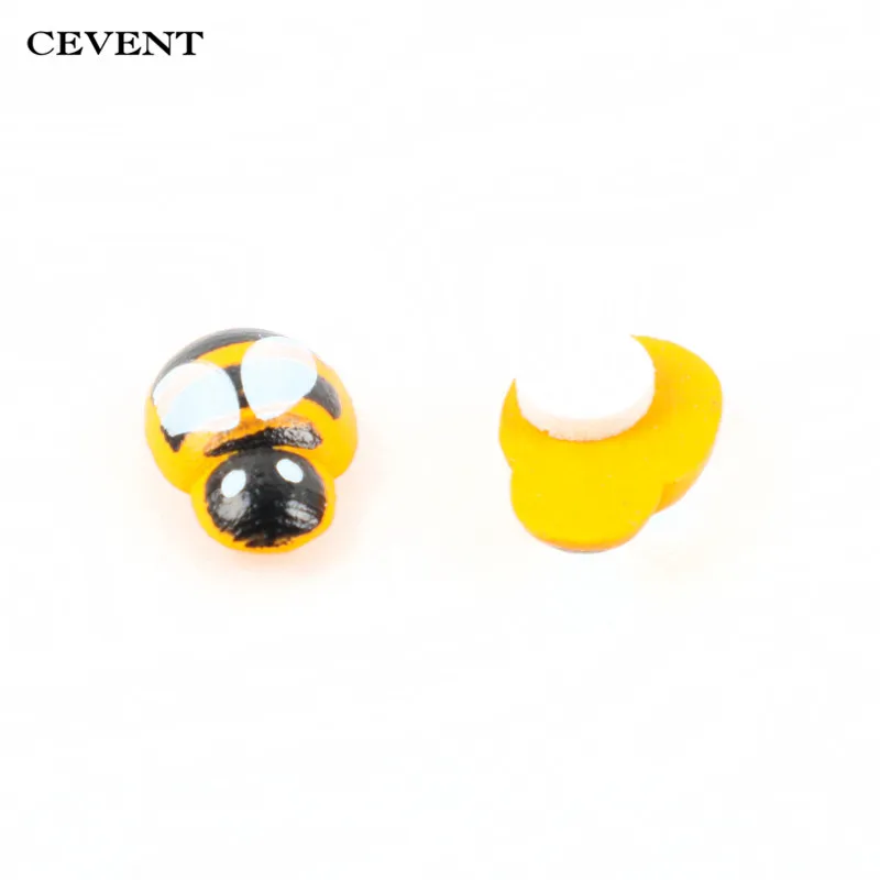 CEVENT 100 шт./пакет Mini Bee Wooden DIY стикер Божья коровка Скрапбукинг Пасхальный домашний