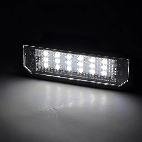 12V canbus Xenon Белый светодиодный светильник номерного знака для Volkswagen VW Golf 4 5 6 GTi MK4 MK5 |