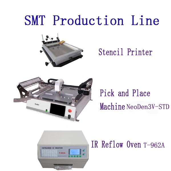 Линии поверхностного монтажа Палочки и место NeoDen3V Std средний трафарет принтера