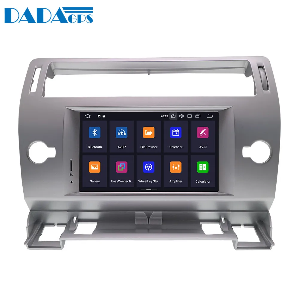 7 &quotAndroid 9 0 автомобильный стерео GPS для Citroen C4 C Triomphe Quatre 2004 2005 2006 2007 2012 DVD Радио WiFi FM
