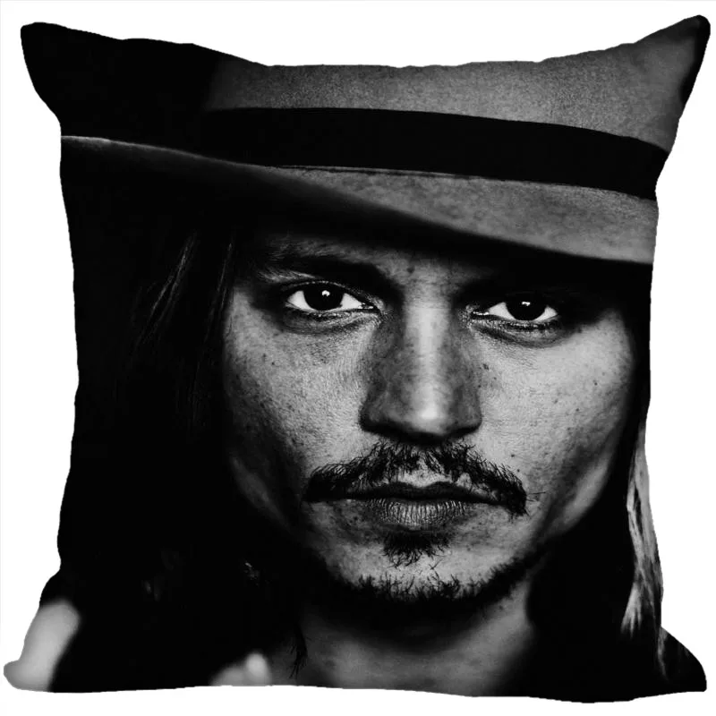 Горячая Распродажа, Наволочка на заказ, наволочка с принтом «Johnny Depp», 35X35 см(с одной стороны), чехлы на подушки для дома, наволочки 9-22 лет - Цвет: Pillowcase