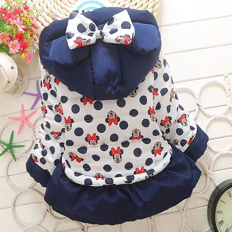 Розничная продажа коллекция 2017 года красивая куртка с Минни для девочек