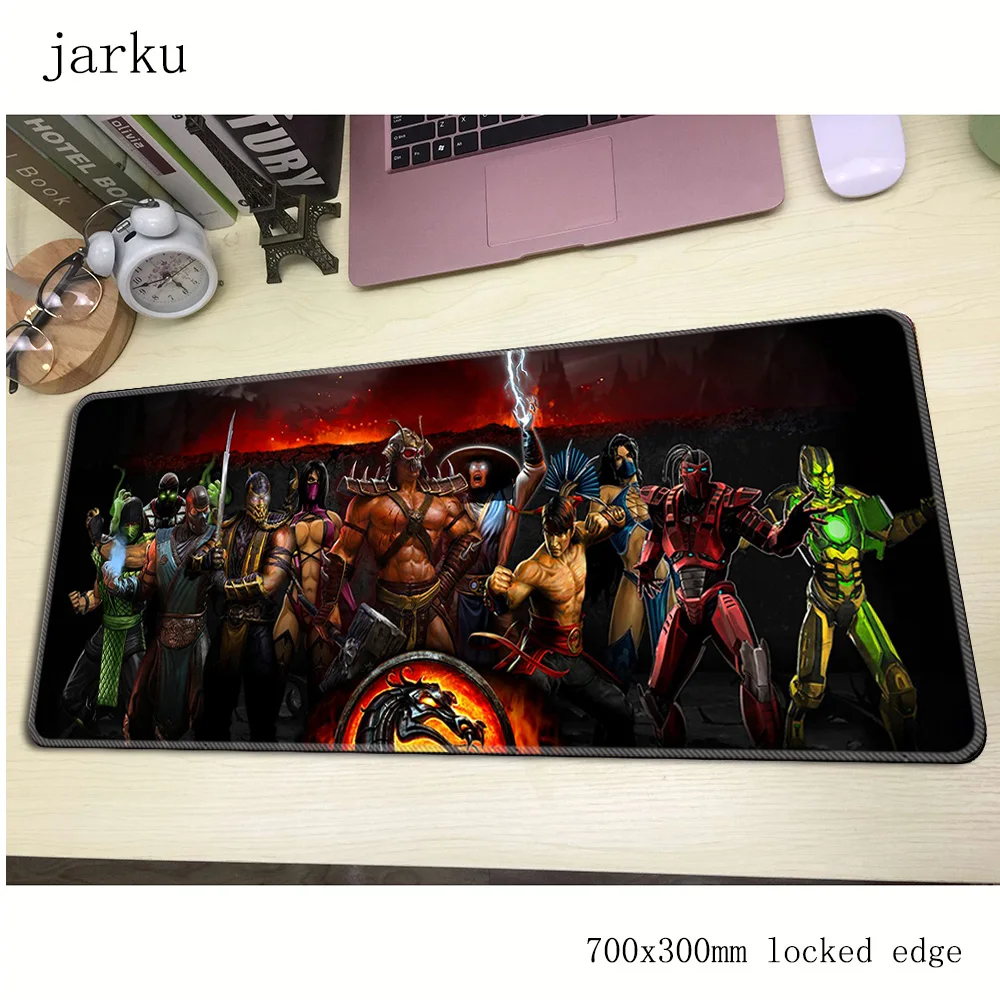 Игровой коврик для мыши mortal kombat 700x300X3MM большой эргономичный ноутбука аксессуары