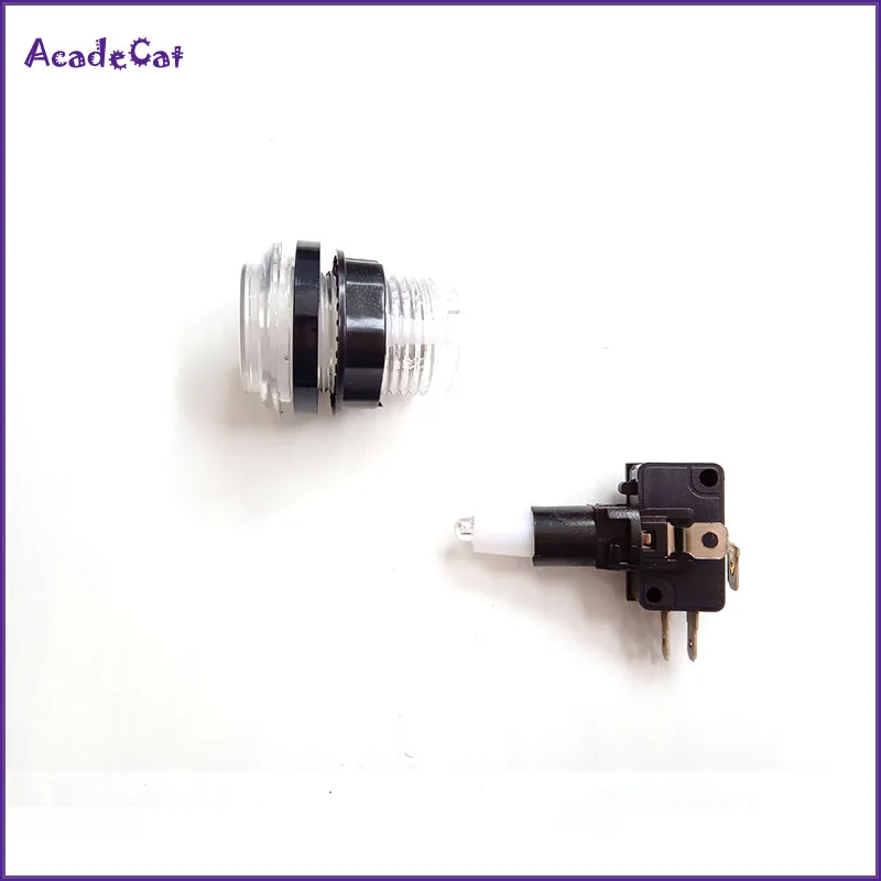 Бесплатная доставка 5V/12V аркада со светодиодной подсветкой кнопок 5 цветов для MAME