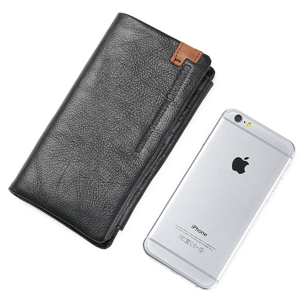 Визитница чехол из натуральной кожи для автобуса ID банка бизнес кредитных мужчин