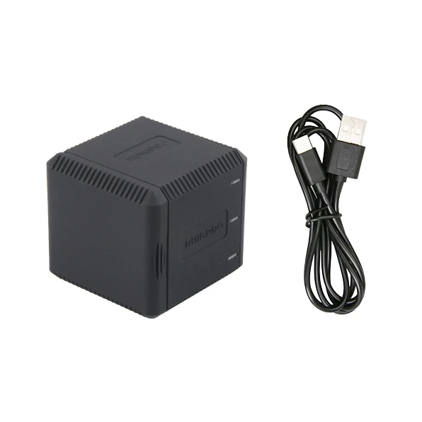 1charger 3 шт Go Pro литиевая батарея для GoPro Hero 8 7 версия батареи 3 слота зарядное устройство для GoPro 7 Hero 6 Hero 5 аксессуары для камеры - Цвет: 1charger