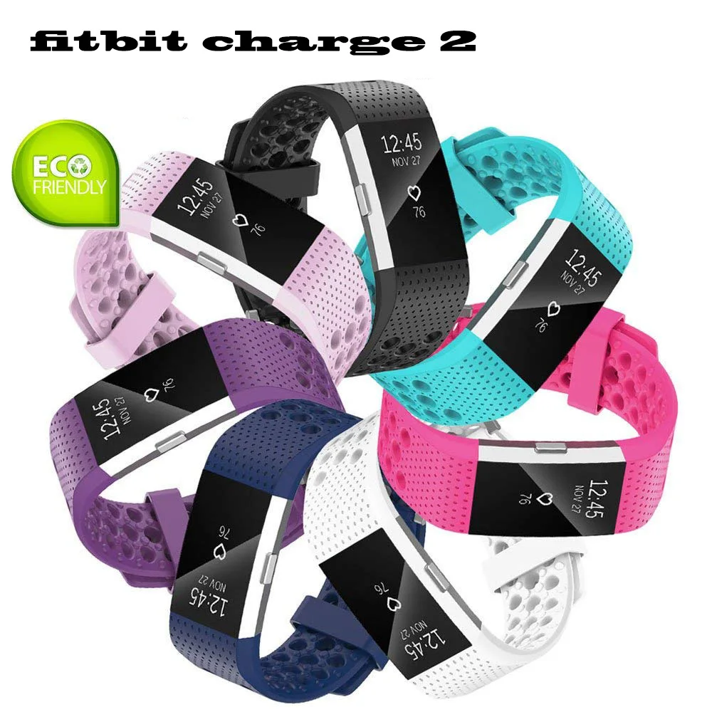 Сменные ленты Tschick для Fitbit Charge 2 классические регулируемые с пряжкой из