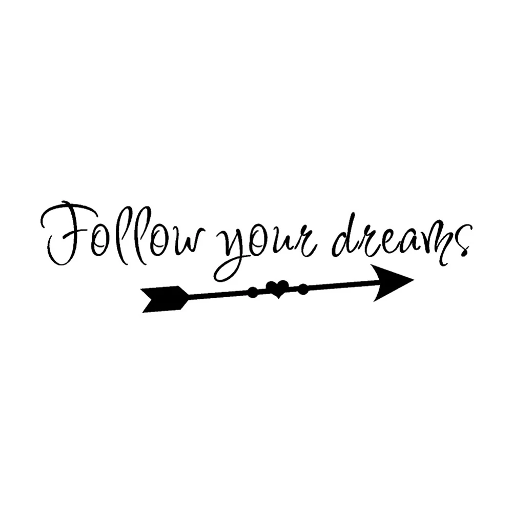 Follow Your Dreams Настенная Наклейка для гостиной настенная бумага художественная