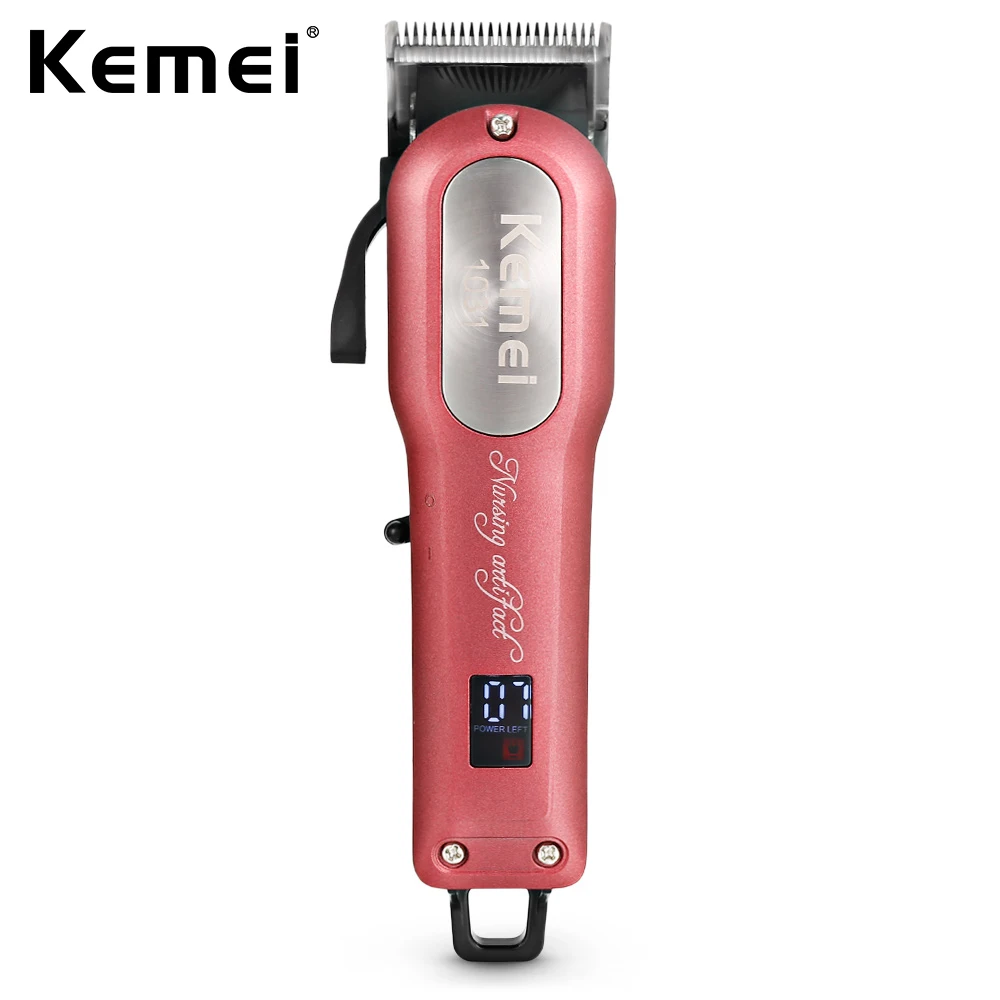Kemei KM 1031 электрическая машинка для стрижки волос регулируемый стальной клинок