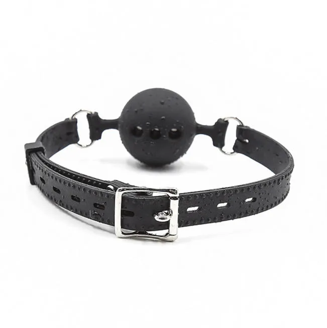 С отверстиями для воздуха Рот зажигания кляп Связывание ошейник раба взрослые