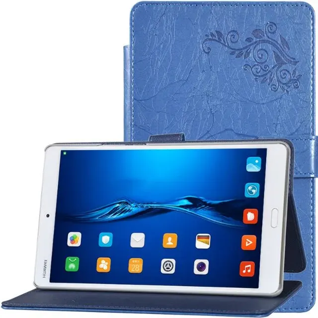 Новый роскошный Магнитный чехол-книжка с подставкой модными принтами цветов