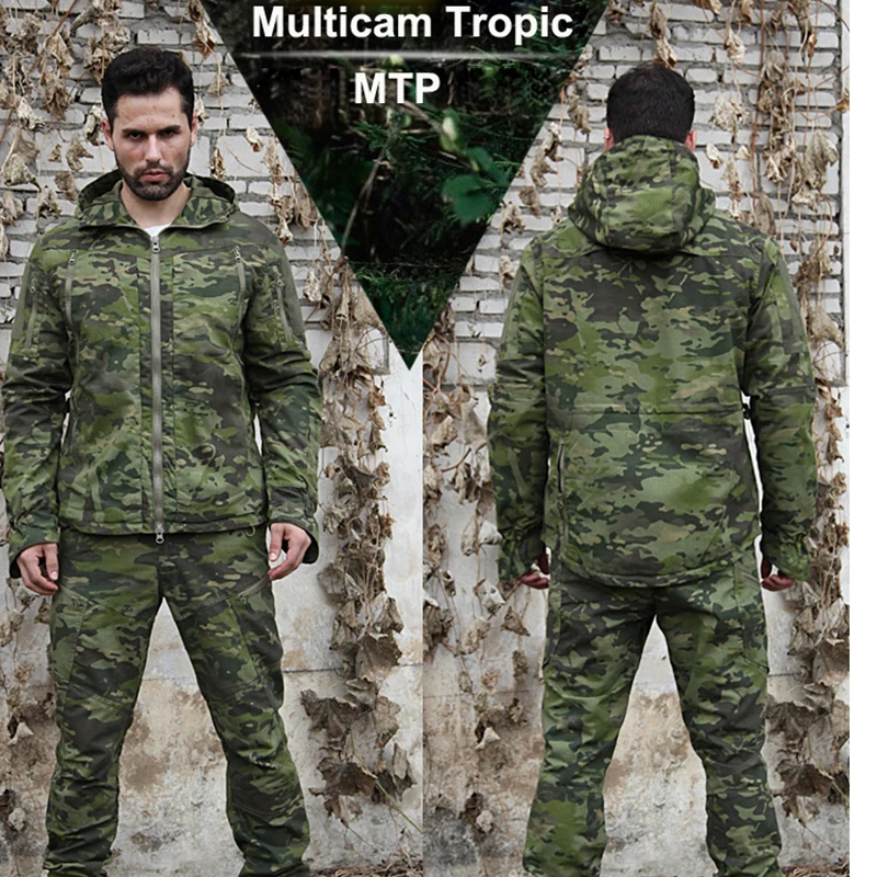 Мультикам Tropic Camo Duty Куртка MTP Ripstop полевой патруль Jakcet для тактической куртки с