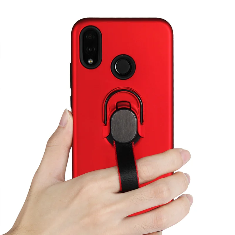 Чехол для Huawei Y7 Y 7 Prime Pro 2019 мягкий силиконовый чехол из ТПУ с кольцом и лентами
