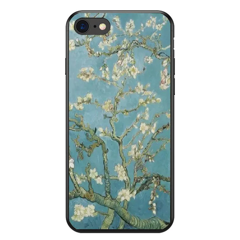 Мягкий тонкий чехол из ТПУ для телефона Van Gogh Starry Night iPhone 8 7 6 S Plus X XS MAX XR 10 5s SE Coque Shell |