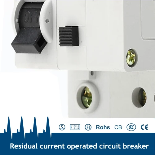 DZ47LE 16 А монтажный автоматический выключатель утечки на DIN рейку 1P + N|leakage circuit