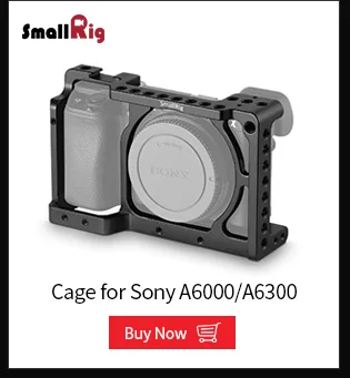 SmallRig деревянная рукоятка для sony A6000/A6300/A6500 ILCE-6000/ILCE-6300/ILCE-6500 клетка 1661 1889 1970