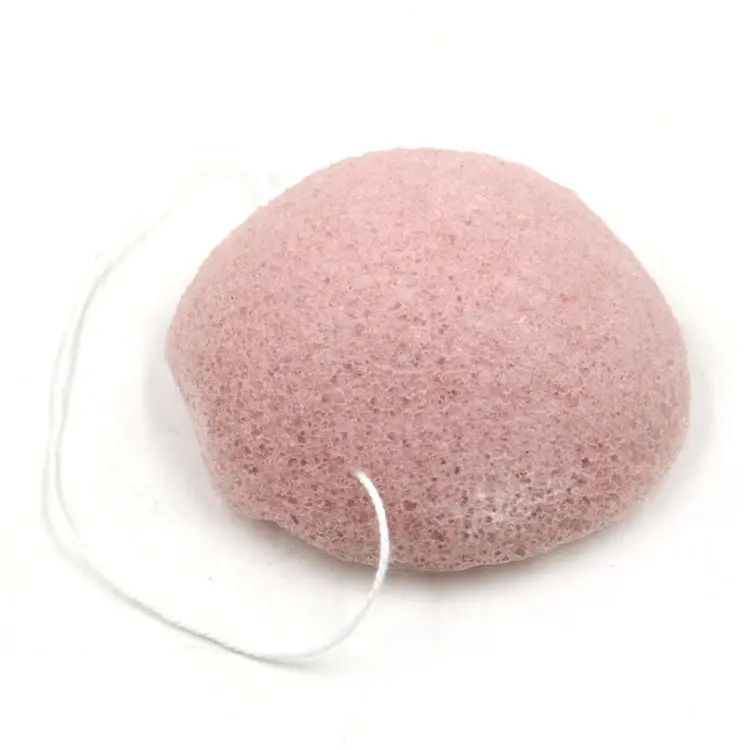 

50pcs/lot 100% Natural Bamboo Charcoal Fiber Konjac Sponges For Effective Skin Cleaning And Care For Natural 70*40mm In English