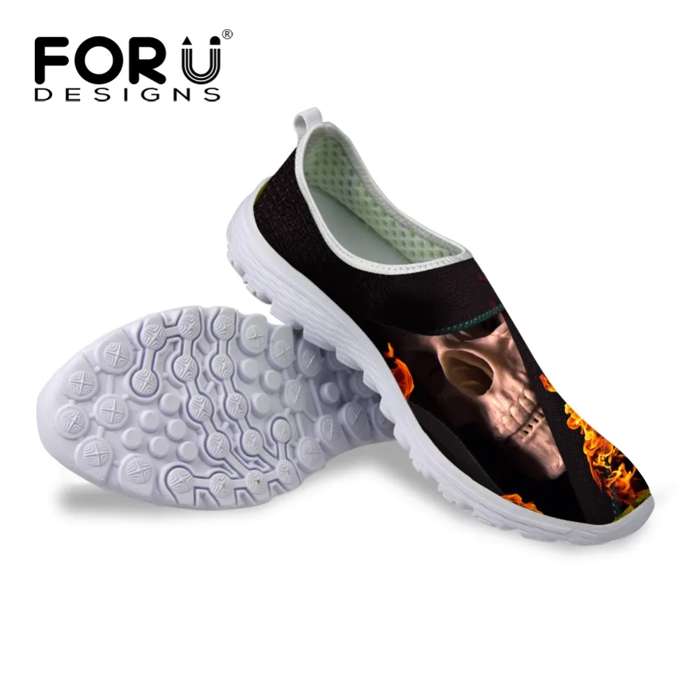 Повседневная обувь из сетчатого материала без шнуровки крутая мужская летняя