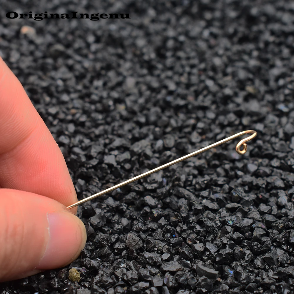 Серебро 925 пробы ювелирное изделие с золотым наполнителем ручная работа клипса