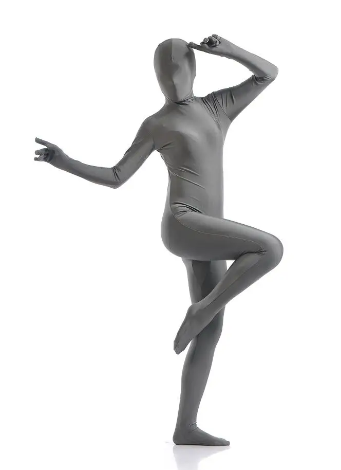 Colour 10 Высокое качество Zentai костюмы полный тело лайкра косплей одежда кожа костюм комбинезон костюмы на Хэллоуин Взрослый комбинезон унисекс - Цвет: Colour 10
