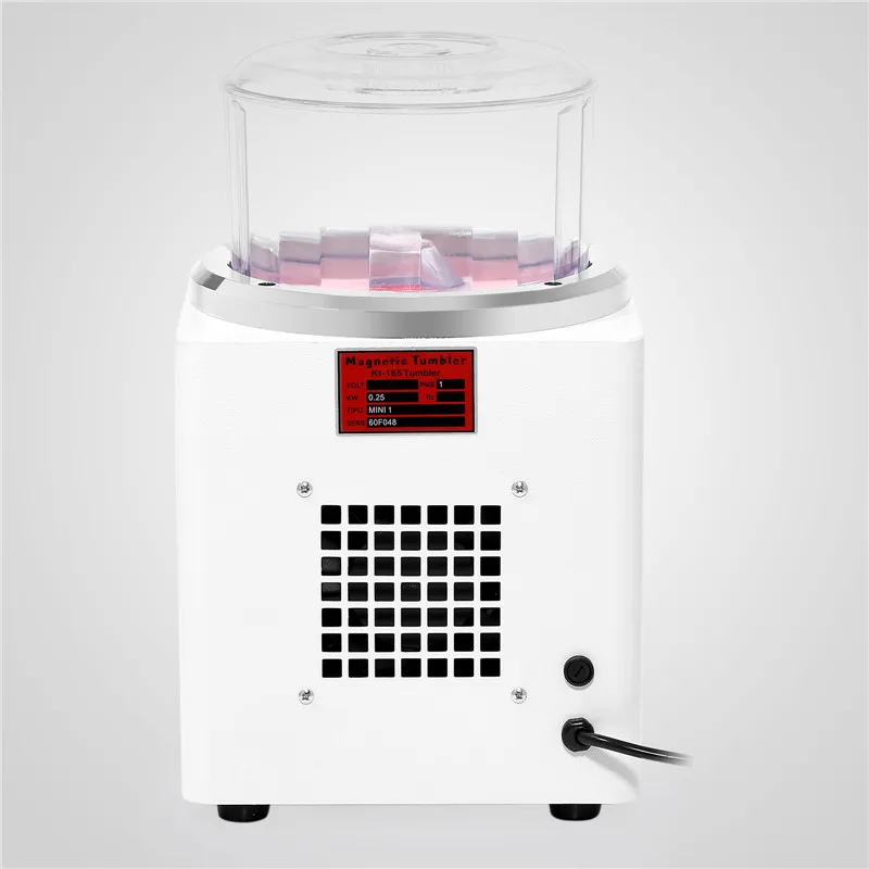 

T185 Magnetic Tumbler 180mm Jewelry Polisher Super Finishing Machine 110V
