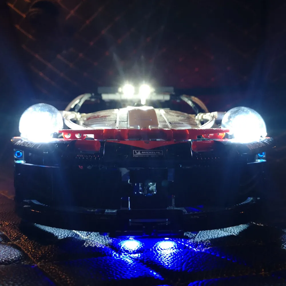 Светодиодная лампа для 42096 серии Technic Белый Супер гоночный автомобиль набор строительных блоков Кирпичи совместимы с 20097