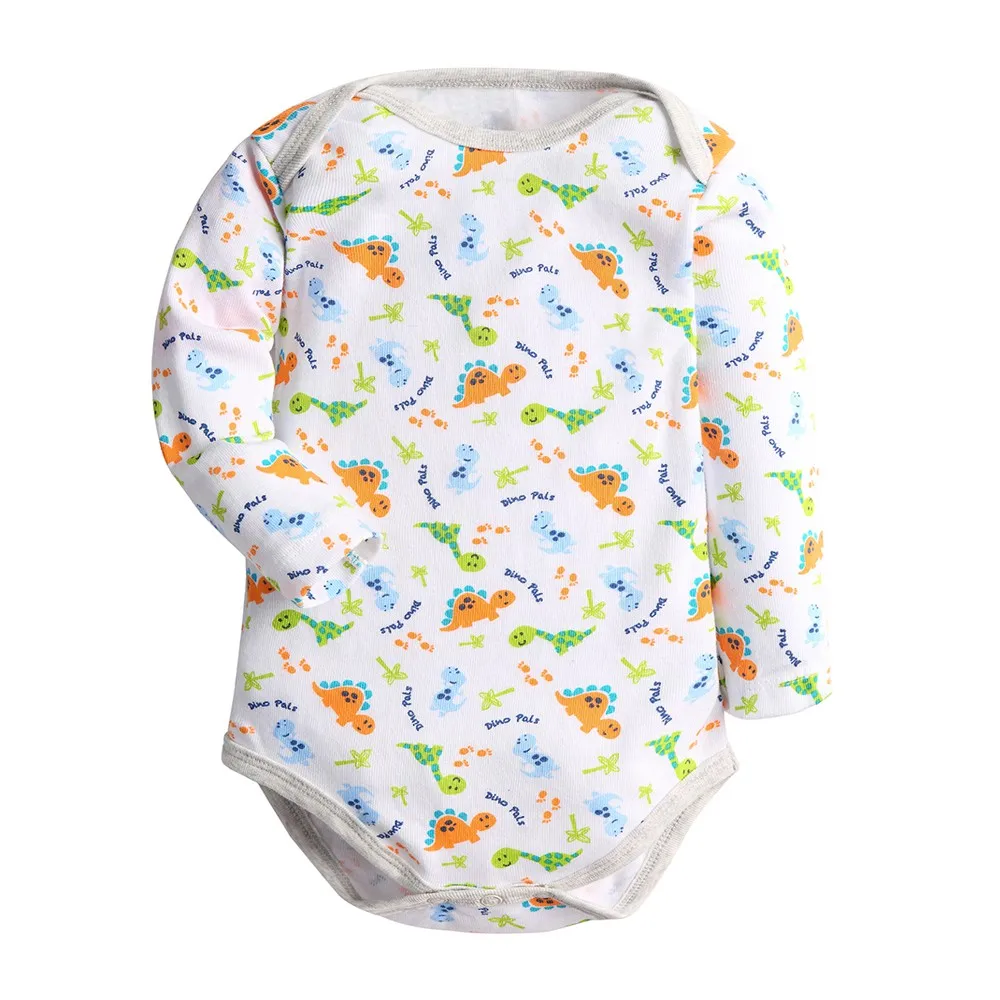 1 PC Bayi Katun Bodysuit Bayi Baru Lahir Jumpsuit Bayi Anak Laki-laki Gadis Kostum Bayi Piyama Pakaian Balita Overall Pakaian Lengan Panjang