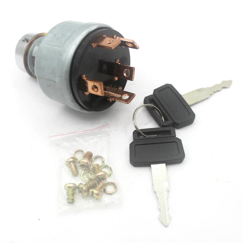 Выключатель зажигания SINOCMP с 2 ключами для экскаватора Daewoo DH220 7 5 гарантия 3
