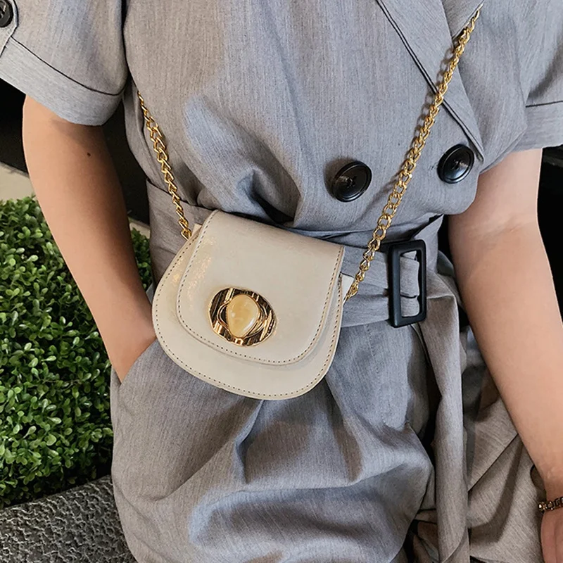 Мини-сумки через плечо из искусственной кожи для женщин сумки с замком