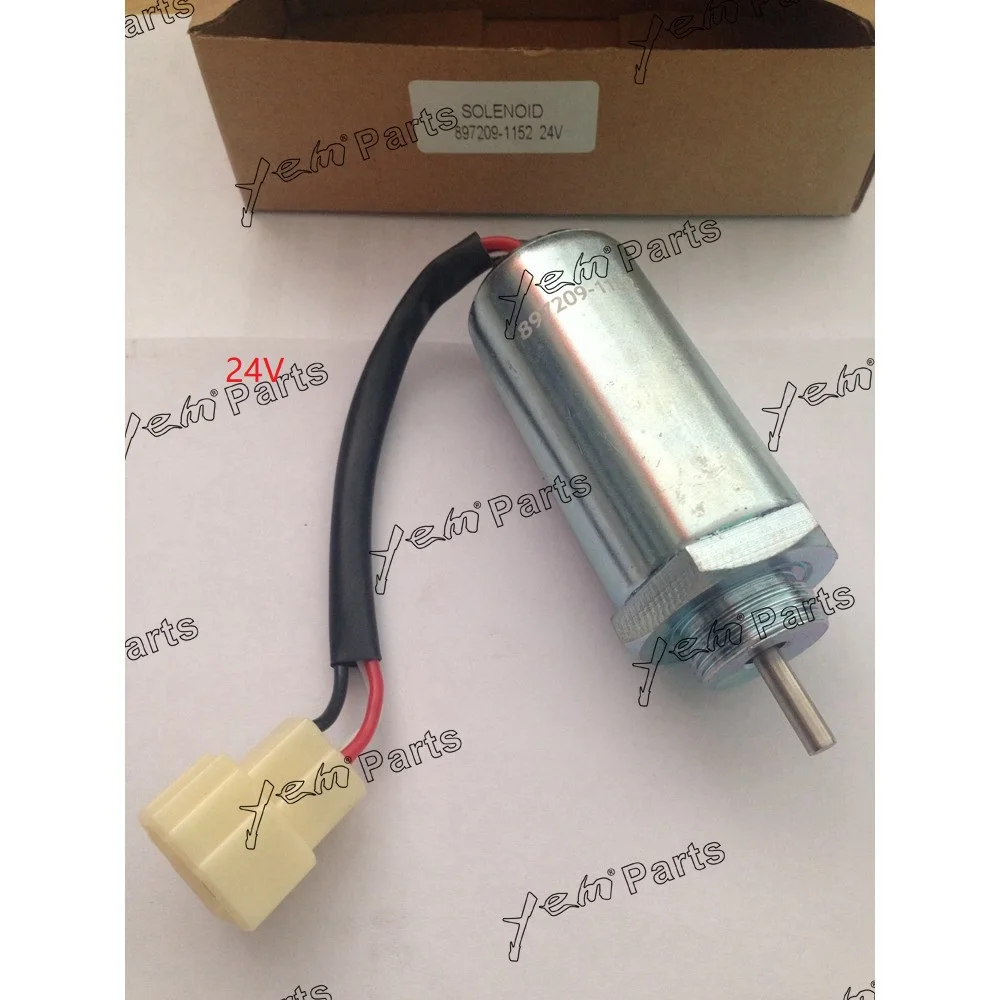 Для Isuzu 3LA1 3LB1 3LD1 3LD2 4LB1 4LC1 4LE1 4LE2 Электромагнитная катушка выключения подачи топлива