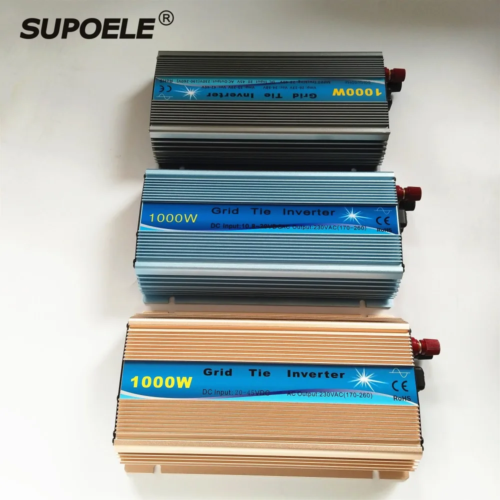 MPPT солнечная сетка галстук микро инвертор Inversor 1000W Вход 10 8 30V или 20 45V DC выход 120V 220v