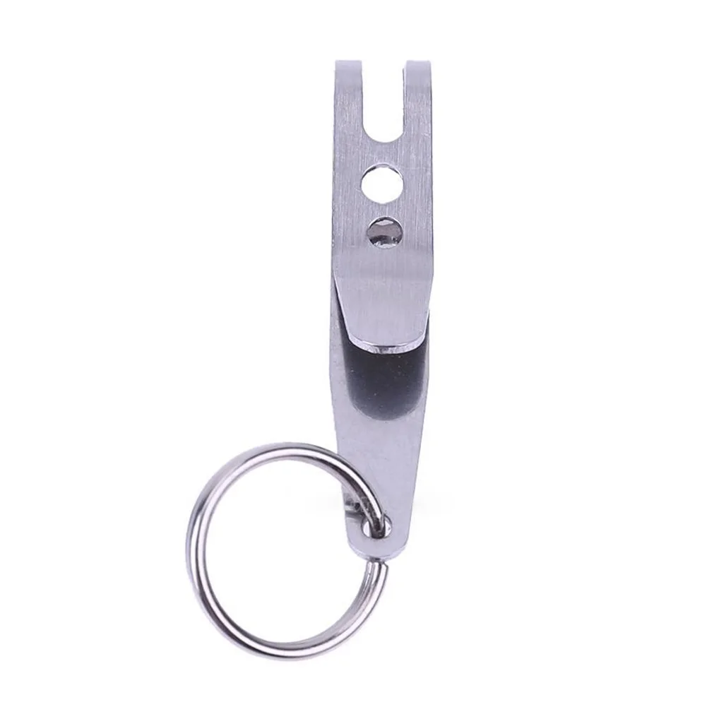 2шт Сумка EDC подвеска зажим с брелок карабин из нержавеющей стали Открытый