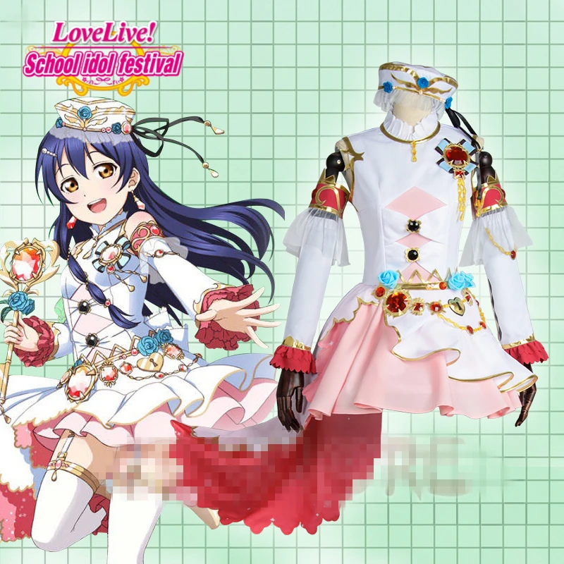 Женский костюм для косплея из японского аниме Love Live Sonoda Umi|anime love live|cosplay costumecostumes