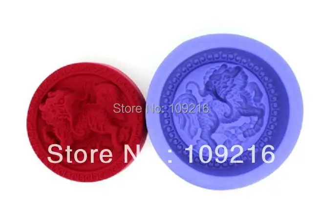 

Оптовая продажа! Новый китайский стиль Kirin (R1139) силиконовая форма для мыла ручной работы «сделай сам»