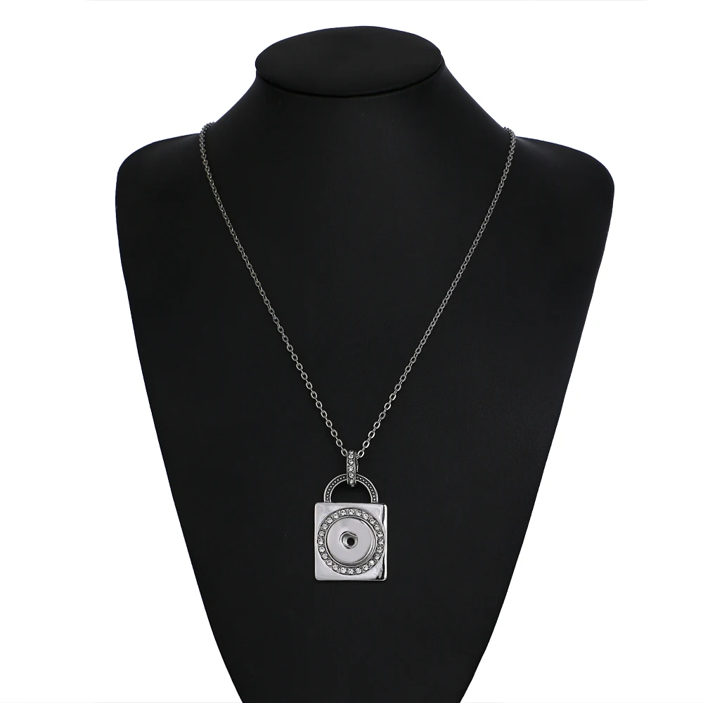 Новое модное красивое металлическое Ожерелье Стразы с защелкой 60 см подходит для