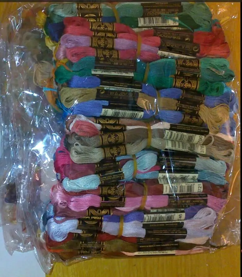 

oneroom hot selling !!!! 50pcs DMC threads -25USD For 50 pcs threads dmc threads cross stitch sets threads