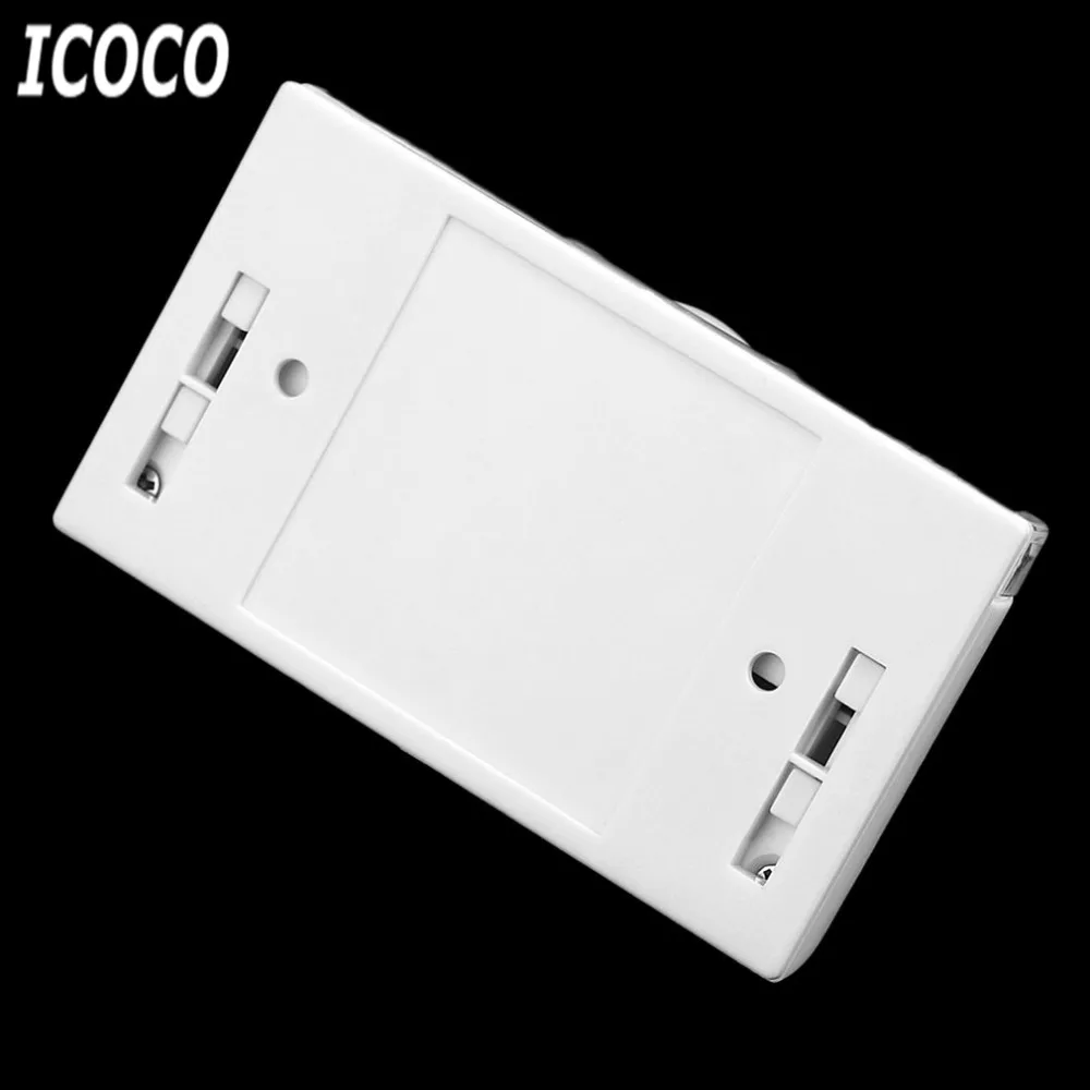 ICOCO 1 шт. 4 LED PIR инфракрасный датчик движения датчик домашняя Дверь Замочная скважина свет лампы бусины для двери лестница спальня прихожая