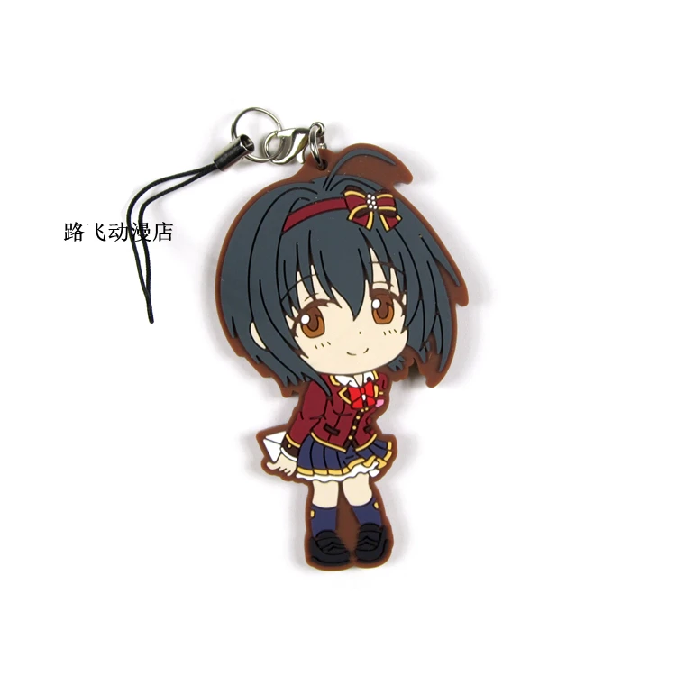 IDOLM@ STER Рин Сибуя Kanzaki Ranko фигурка аниме модель резиновый брелок кулон подарки 6 см
