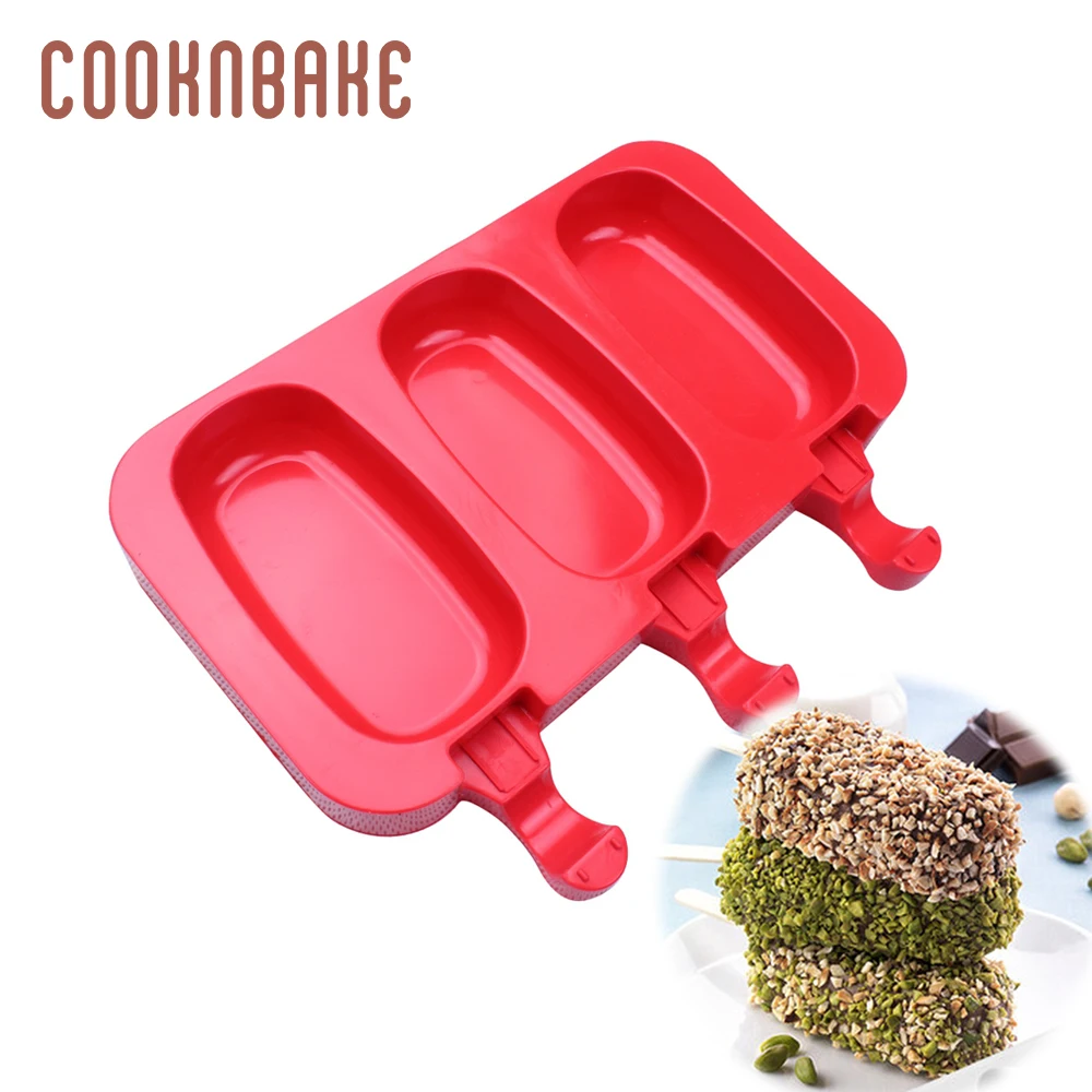 COOKNBAKE силиконовая форма для мороженого овальной формы многоразовая лета 3