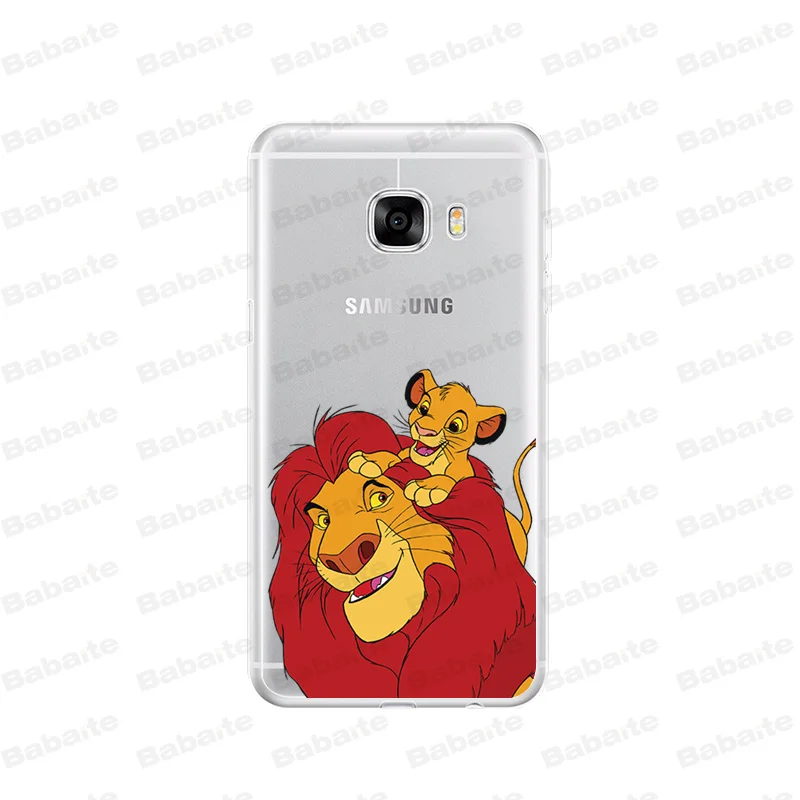 Чехол для телефона Babaite The Lion King прозрачный мягкий силиконовый чехол из ТПУ Samsung S5