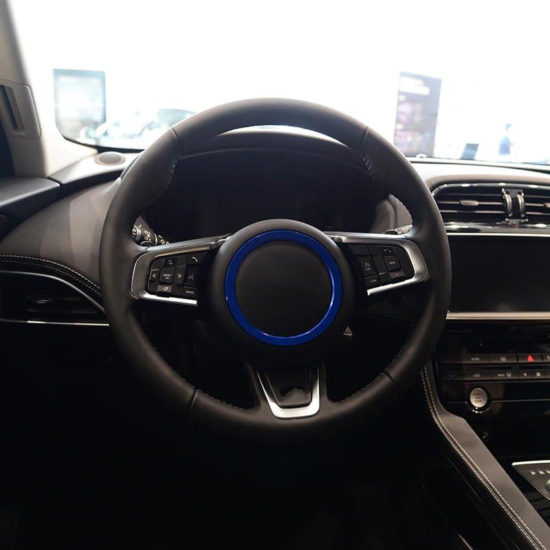 1 шт. для Jaguar XFL F-PACE XE XEL X761 X760 E-PACE наклейки на руль автомобиля декоративные
