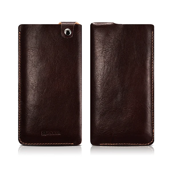 Icarer Высококачественный винтажный чехол из натуральной кожи первого слоя с